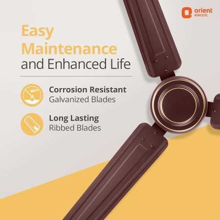Orient Electric Apex-FX Ceiling Fan | 1200mm BEE Star Rated Ceiling Fan | Strong and Powerful Ceiling Fan | Outstanding