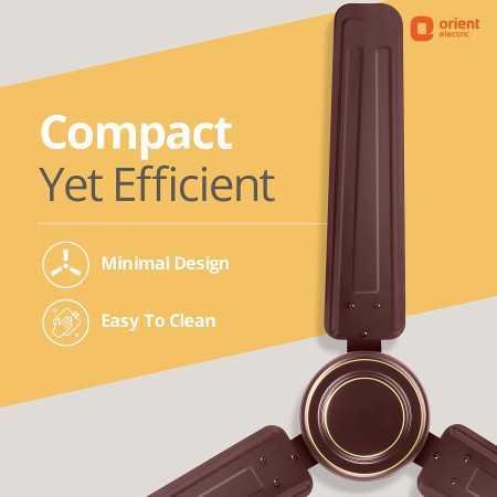 Orient Electric Apex-FX Ceiling Fan | 1200mm BEE Star Rated Ceiling Fan | Strong and Powerful Ceiling Fan | Outstanding