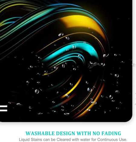 STRIFF Mpad Mouse Mat 230X190X3mm Gaming Mouse Pad, Non-Slip Rubber Base, Waterproof Surface, Premium-Textured, Compatible with