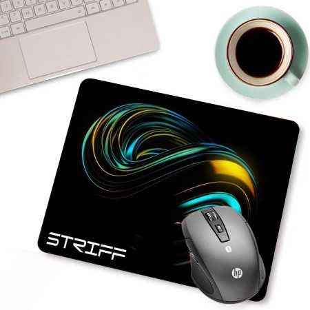 STRIFF Mpad Mouse Mat 230X190X3mm Gaming Mouse Pad, Non-Slip Rubber Base, Waterproof Surface, Premium-Textured, Compatible with