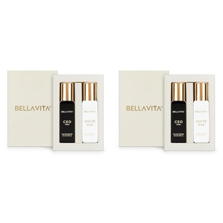 Bella Vita Luxury CEO Man & White Oud Unisex Perfume Combo with Tonka, Agarwood & Orange | Woody Long Lasting EDP Fragrance Bella Vita Luxury CEO Man & White Oud Unisex Perfume Combo with Tonka, Agarwood & Orange | Woody Long Lasting EDP Fragrance