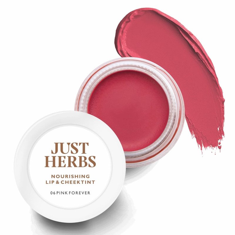 Just Herbs Ayurvedic, Natural Lip & Cheek Tint, Blush For Women- SLS, Chemical & Paraben Free