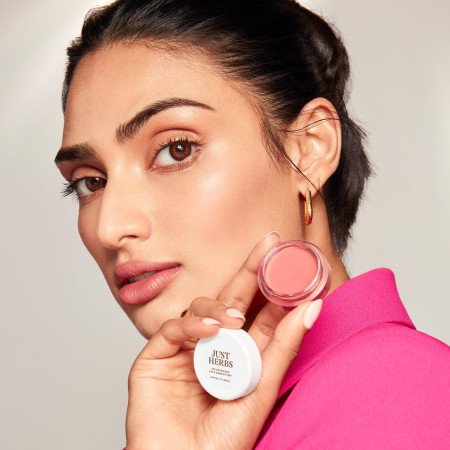 Just Herbs Ayurvedic, Natural Lip & Cheek Tint, Blush For Women- SLS, Chemical & Paraben Free