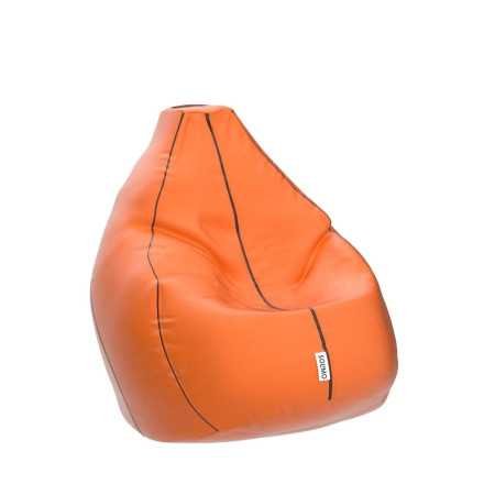 Amazon Brand - Solimo XXXL Bean Bag Cover Without Beans (Black and Brown, Faux Leather) Amazon Brand - Solimo XXXL Bean Bag Cover Without Beans (Black and Brown, Faux Leather)