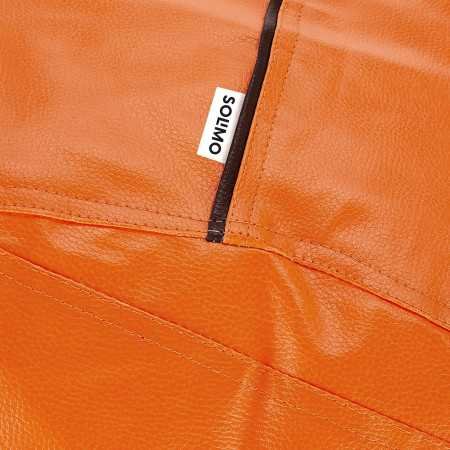 Amazon Brand - Solimo XXXL Bean Bag Cover Without Beans (Black and Brown, Faux Leather) Amazon Brand - Solimo XXXL Bean Bag Cover Without Beans (Black and Brown, Faux Leather)