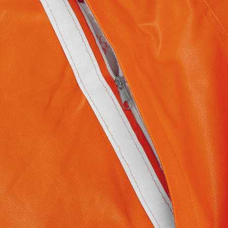 Amazon Brand - Solimo XXXL Bean Bag Cover Without Beans (Black and Brown, Faux Leather) Amazon Brand - Solimo XXXL Bean Bag Cover Without Beans (Black and Brown, Faux Leather)