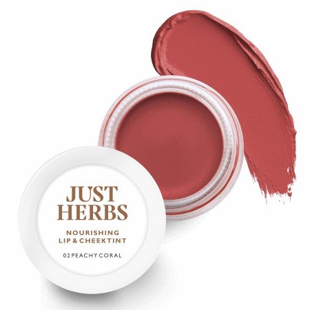 Just Herbs Ayurvedic, Natural Lip & Cheek Tint, Blush For Women- SLS, Chemical & Paraben Free