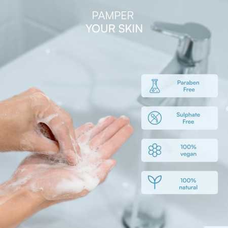 Bubble Me Minty Mania 250ml Refreshing Mint & Aloe Vera Hand Wash | Safety and Hygiene With Anti-bacterial and pH Balanced Bubble Me Minty Mania 250ml Refreshing Mint & Aloe Vera Hand Wash | Safety and Hygiene With Anti-bacterial and pH Balanced