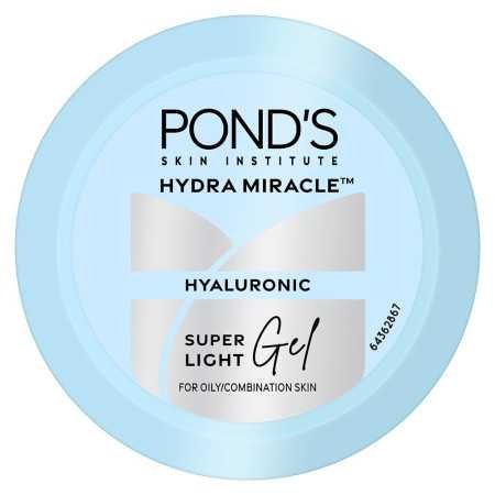 POND'S Super Light Gel Oil Free Face Moisturizer 50 g | With Hyaluronic Acid & Vitamin E for Fresh Glowing Skin & 24 hr