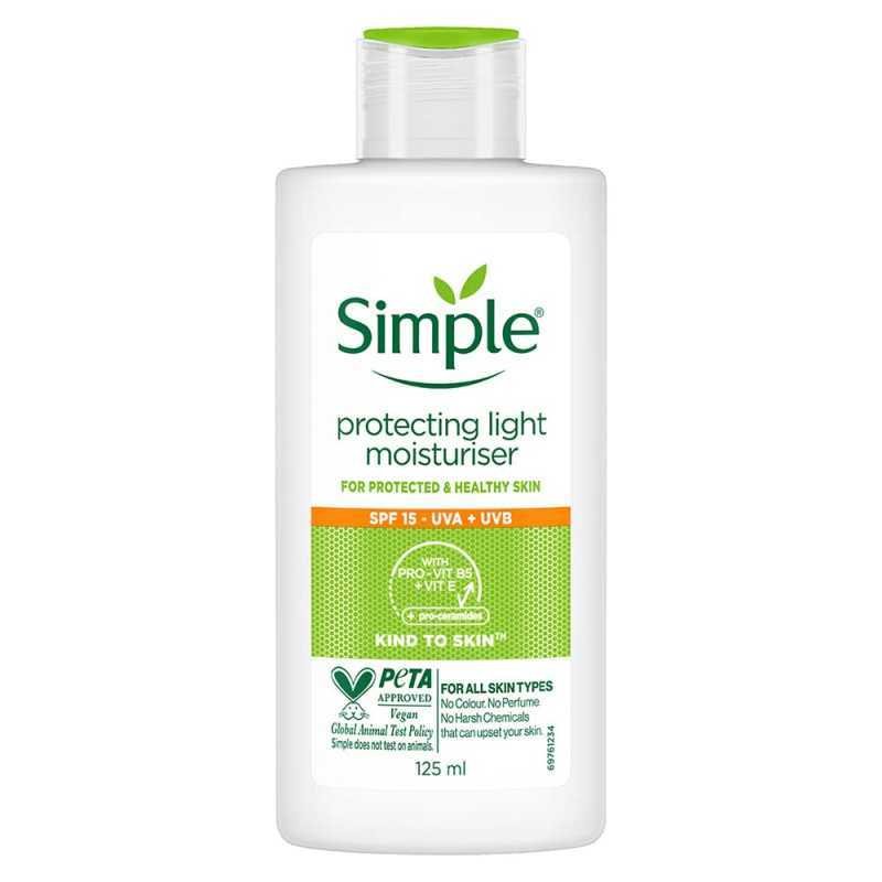 simple Kind To Skin Protecting Light Moisturiser 125 Ml, Liquid