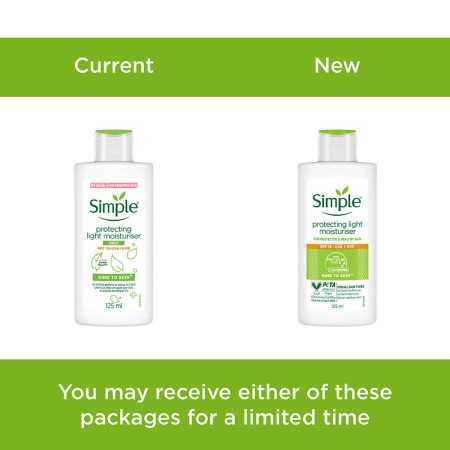 simple Kind To Skin Protecting Light Moisturiser 125 Ml, Liquid