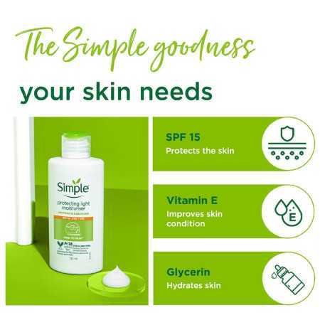 simple Kind To Skin Protecting Light Moisturiser 125 Ml, Liquid