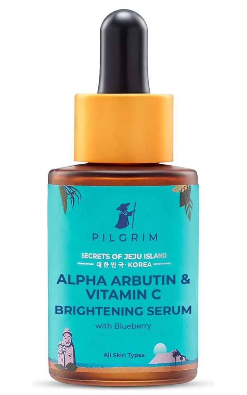 PILGRIM Korean 2% Alpha Arbutin & 3% Vitamin C Brightening Face Serum for glowing skin| Alpha arbutin face serum|All skin types