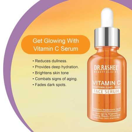 DR.Rashel Vitamin C Serum for Face | Pore Minimizing Face Serum for Anti Aging | Brightening Face Serum for Men and Women