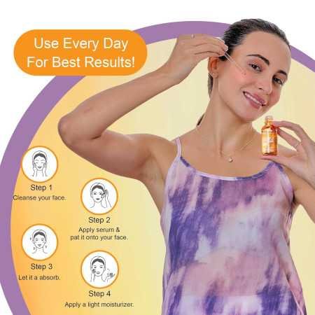 DR.Rashel Vitamin C Serum for Face | Pore Minimizing Face Serum for Anti Aging | Brightening Face Serum for Men and Women