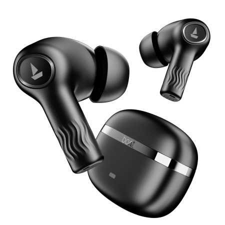 boAt Nirvana Ion Truly Wireless in Ear Ear Buds w/ 120 HRS Playback(24hrs/Charge), Crystal Bionic Sound w/Dual EQ Modes, Quad
