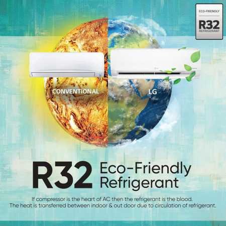 LG 1 Ton 4 Star DUAL Inverter Split AC (Copper, AI Convertible 6-in-1 Cooling, 4 Way Swing, HD Filter with Anti-Virus