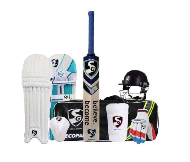 SG Cricket Kit for Adult - 7 Pieces (Multicolor) SG Cricket Kit for Adult - 7 Pieces (Multicolor)