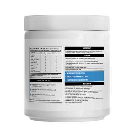 Wellcore - Pure Micronised Creatine Monohydrate (Unflavoured, 33 Servings) | Rapid Absorption | Enhanced Muscle strength & Power