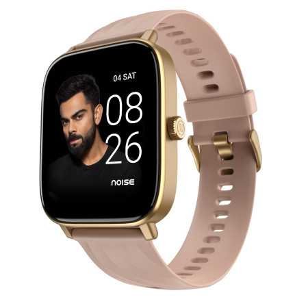 Noise Newly Launched Quad Call 1.81" Display, Bluetooth Calling Smart Watch, AI Voice Assistance, 160+Hrs Battery Life, Metallic