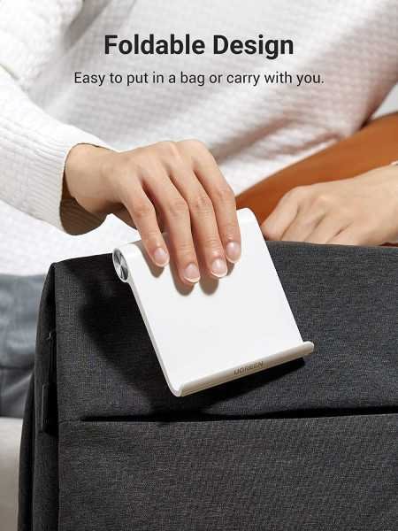 STRIFF Adjustable Laptop Tabletop Stand Patented Riser Ventilated Portable Foldable Compatible with MacBook Notebook Tablet Tray