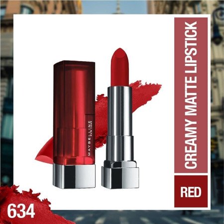 Maybelline New York Matte Lipstick, Intense Colour, Keeps Lips Moisturised, 657 Nude Nuance, Color Sensational Creamy Matte