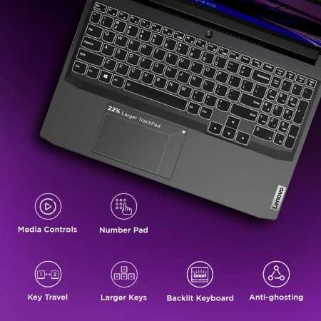 [Smart Choice] Lenovo IdeaPad Gaming 3 Laptop AMD Ryzen 5 5500H 15.6" (39.62cm) FHD IPS 300nits 144Hz (8GB/512GB SSD/Win
