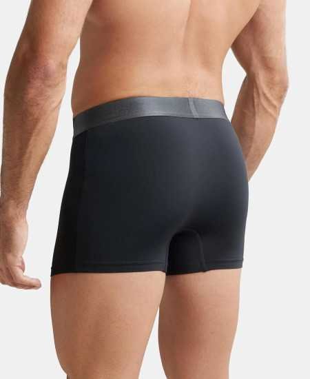 Jockey IC28 Men's Tactel Microfiber Elastane Stretch Solid Trunk with Moisture Move Treatment Jockey IC28 Men's Tactel Microfiber Elastane Stretch Solid Trunk with Moisture Move Treatment