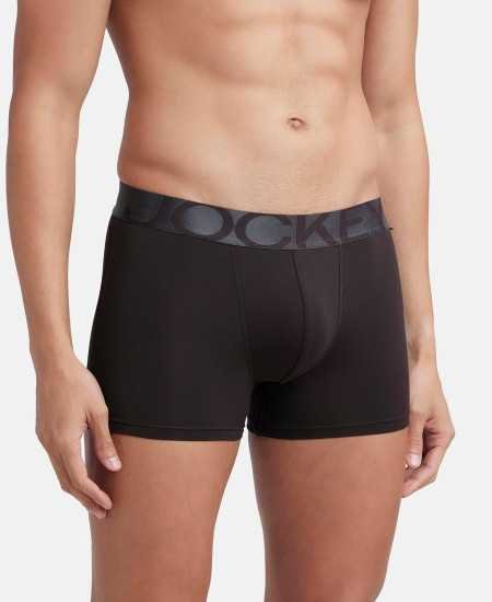 Jockey IC28 Men's Tactel Microfiber Elastane Stretch Solid Trunk with Moisture Move Treatment Jockey IC28 Men's Tactel Microfiber Elastane Stretch Solid Trunk with Moisture Move Treatment