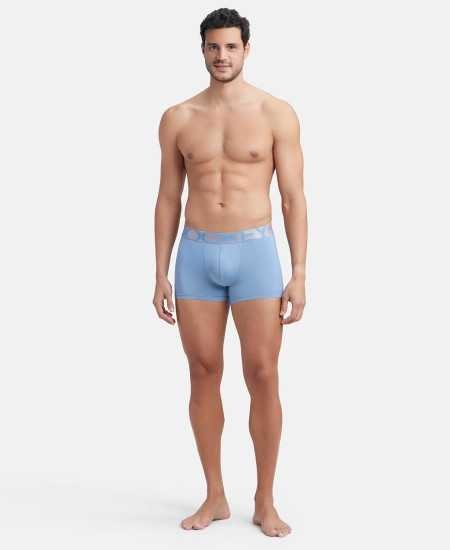 Jockey IC28 Men's Tactel Microfiber Elastane Stretch Solid Trunk with Moisture Move Treatment Jockey IC28 Men's Tactel Microfiber Elastane Stretch Solid Trunk with Moisture Move Treatment