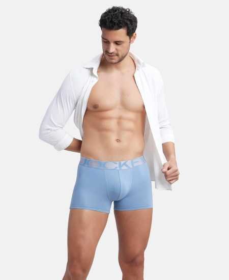 Jockey IC28 Men's Tactel Microfiber Elastane Stretch Solid Trunk with Moisture Move Treatment Jockey IC28 Men's Tactel Microfiber Elastane Stretch Solid Trunk with Moisture Move Treatment