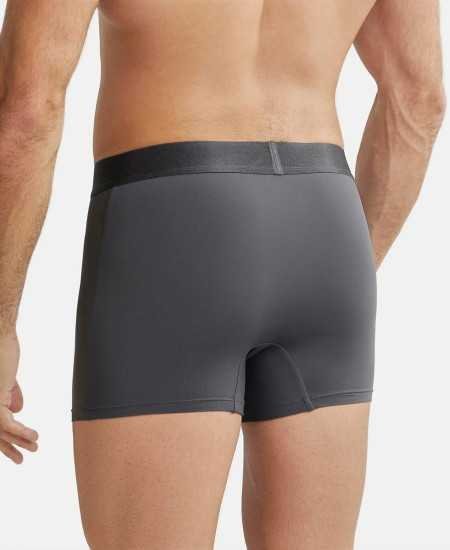 Jockey IC28 Men's Tactel Microfiber Elastane Stretch Solid Trunk with Moisture Move Treatment Jockey IC28 Men's Tactel Microfiber Elastane Stretch Solid Trunk with Moisture Move Treatment