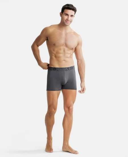 Jockey IC28 Men's Tactel Microfiber Elastane Stretch Solid Trunk with Moisture Move Treatment Jockey IC28 Men's Tactel Microfiber Elastane Stretch Solid Trunk with Moisture Move Treatment