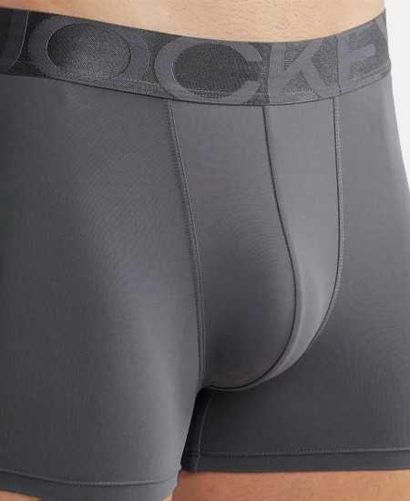 Jockey IC28 Men's Tactel Microfiber Elastane Stretch Solid Trunk with Moisture Move Treatment Jockey IC28 Men's Tactel Microfiber Elastane Stretch Solid Trunk with Moisture Move Treatment