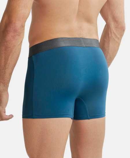Jockey IC28 Men's Tactel Microfiber Elastane Stretch Solid Trunk with Moisture Move Treatment Jockey IC28 Men's Tactel Microfiber Elastane Stretch Solid Trunk with Moisture Move Treatment