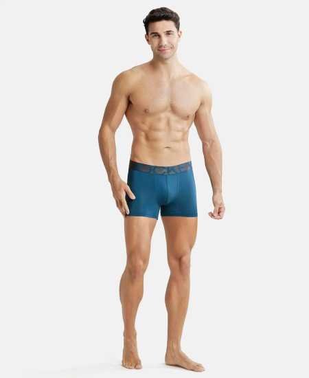 Jockey IC28 Men's Tactel Microfiber Elastane Stretch Solid Trunk with Moisture Move Treatment Jockey IC28 Men's Tactel Microfiber Elastane Stretch Solid Trunk with Moisture Move Treatment