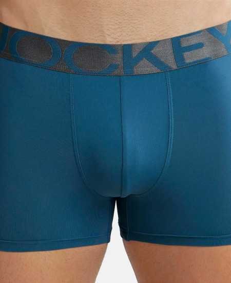 Jockey IC28 Men's Tactel Microfiber Elastane Stretch Solid Trunk with Moisture Move Treatment Jockey IC28 Men's Tactel Microfiber Elastane Stretch Solid Trunk with Moisture Move Treatment