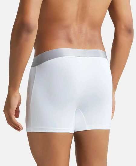 Jockey IC28 Men's Tactel Microfiber Elastane Stretch Solid Trunk with Moisture Move Treatment Jockey IC28 Men's Tactel Microfiber Elastane Stretch Solid Trunk with Moisture Move Treatment