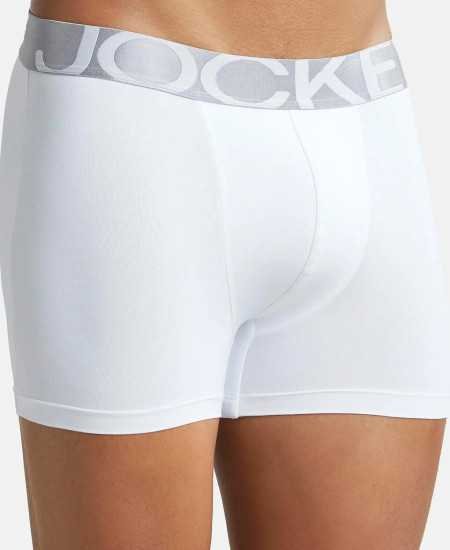 Jockey IC28 Men's Tactel Microfiber Elastane Stretch Solid Trunk with Moisture Move Treatment Jockey IC28 Men's Tactel Microfiber Elastane Stretch Solid Trunk with Moisture Move Treatment