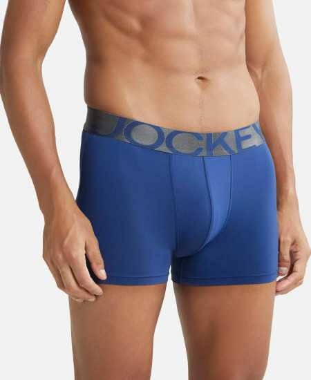 Jockey IC28 Men's Tactel Microfiber Elastane Stretch Solid Trunk with Moisture Move Treatment Jockey IC28 Men's Tactel Microfiber Elastane Stretch Solid Trunk with Moisture Move Treatment