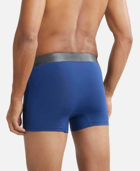 Jockey IC28 Men's Tactel Microfiber Elastane Stretch Solid Trunk with Moisture Move Treatment Jockey IC28 Men's Tactel Microfiber Elastane Stretch Solid Trunk with Moisture Move Treatment