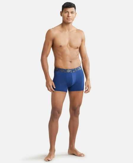 Jockey IC28 Men's Tactel Microfiber Elastane Stretch Solid Trunk with Moisture Move Treatment Jockey IC28 Men's Tactel Microfiber Elastane Stretch Solid Trunk with Moisture Move Treatment