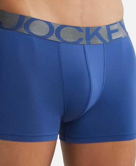 Jockey IC28 Men's Tactel Microfiber Elastane Stretch Solid Trunk with Moisture Move Treatment Jockey IC28 Men's Tactel Microfiber Elastane Stretch Solid Trunk with Moisture Move Treatment