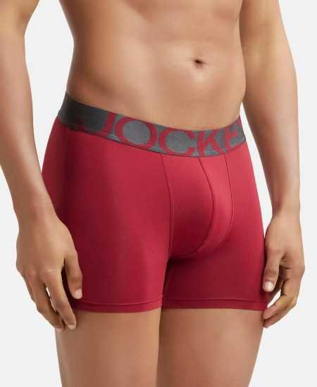 Jockey IC28 Men's Tactel Microfiber Elastane Stretch Solid Trunk with Moisture Move Treatment Jockey IC28 Men's Tactel Microfiber Elastane Stretch Solid Trunk with Moisture Move Treatment