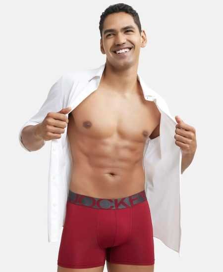 Jockey IC28 Men's Tactel Microfiber Elastane Stretch Solid Trunk with Moisture Move Treatment Jockey IC28 Men's Tactel Microfiber Elastane Stretch Solid Trunk with Moisture Move Treatment