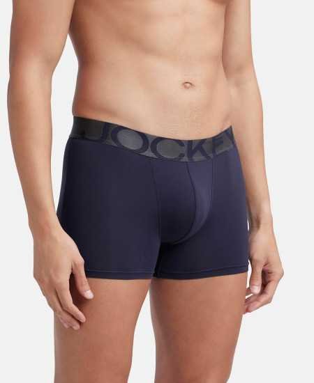 Jockey IC28 Men's Tactel Microfiber Elastane Stretch Solid Trunk with Moisture Move Treatment Jockey IC28 Men's Tactel Microfiber Elastane Stretch Solid Trunk with Moisture Move Treatment
