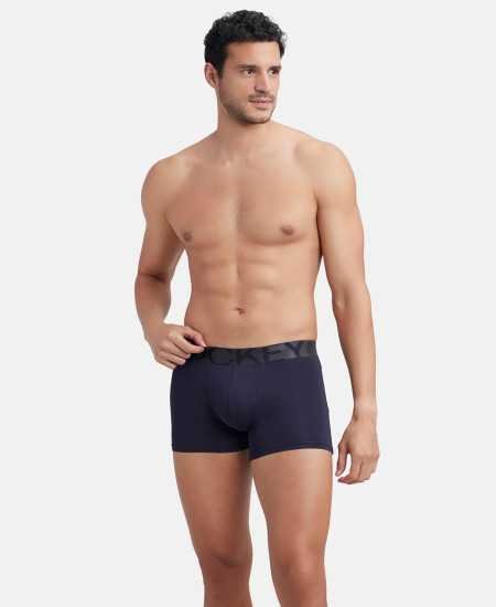 Jockey IC28 Men's Tactel Microfiber Elastane Stretch Solid Trunk with Moisture Move Treatment Jockey IC28 Men's Tactel Microfiber Elastane Stretch Solid Trunk with Moisture Move Treatment