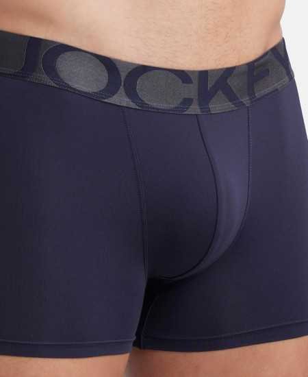 Jockey IC28 Men's Tactel Microfiber Elastane Stretch Solid Trunk with Moisture Move Treatment Jockey IC28 Men's Tactel Microfiber Elastane Stretch Solid Trunk with Moisture Move Treatment