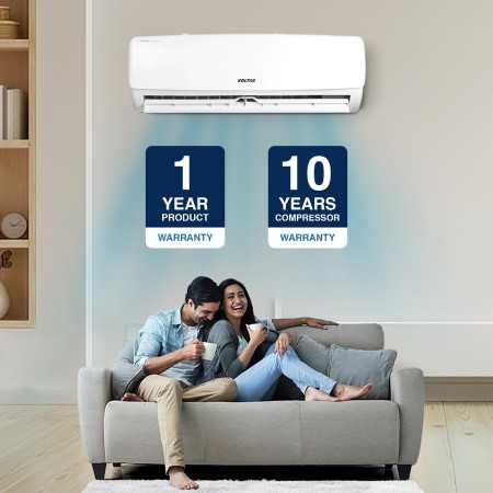 Voltas 1.5 ton 5 Star Inverter Split AC (Copper, 4-in-1 Adjustable Mode, Anti-dust Filter, 2024 Model, 185V Vectra CAR, White)