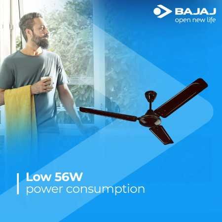 Bajaj Frore 1200 mm (48") 1 star Rated Ceiling Fans for Home |BEE stars Rated Energy Efficient Ceiling Fan |Rust Free Coating